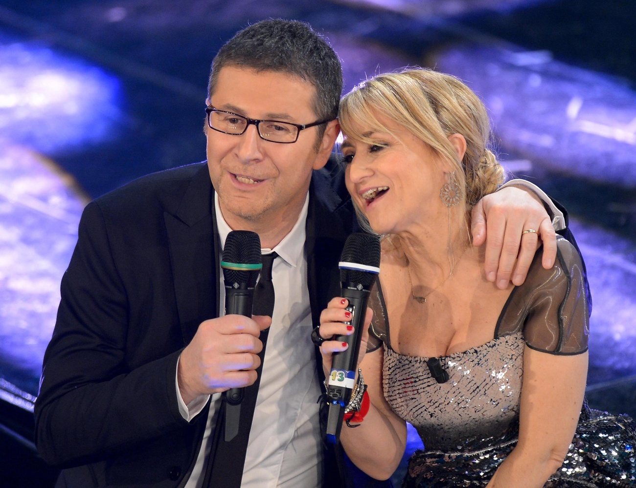 Fabio Fazio e Luciana Littizetto in un immagine del 2013.