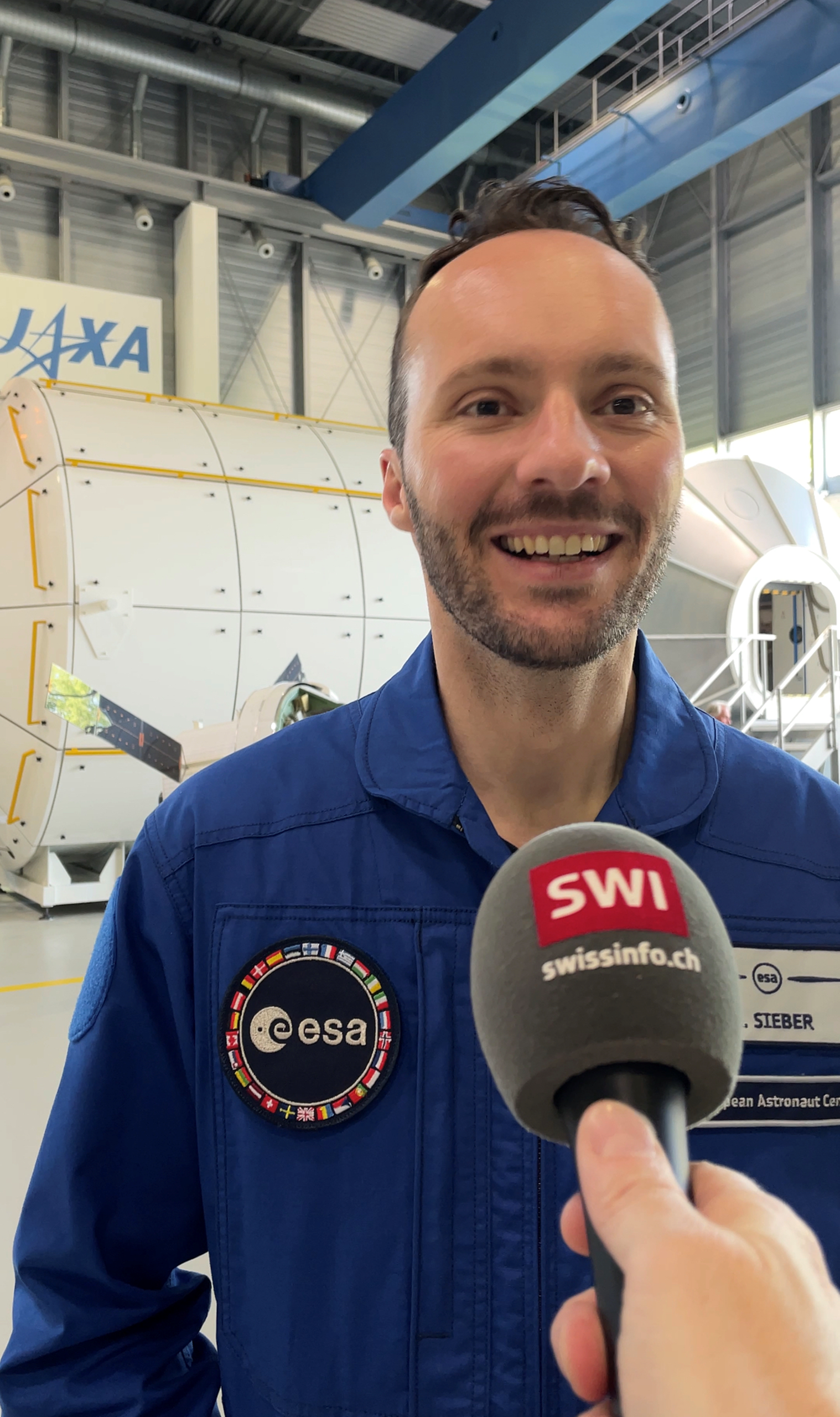 Marco Sieber Swiss ESA astronaut