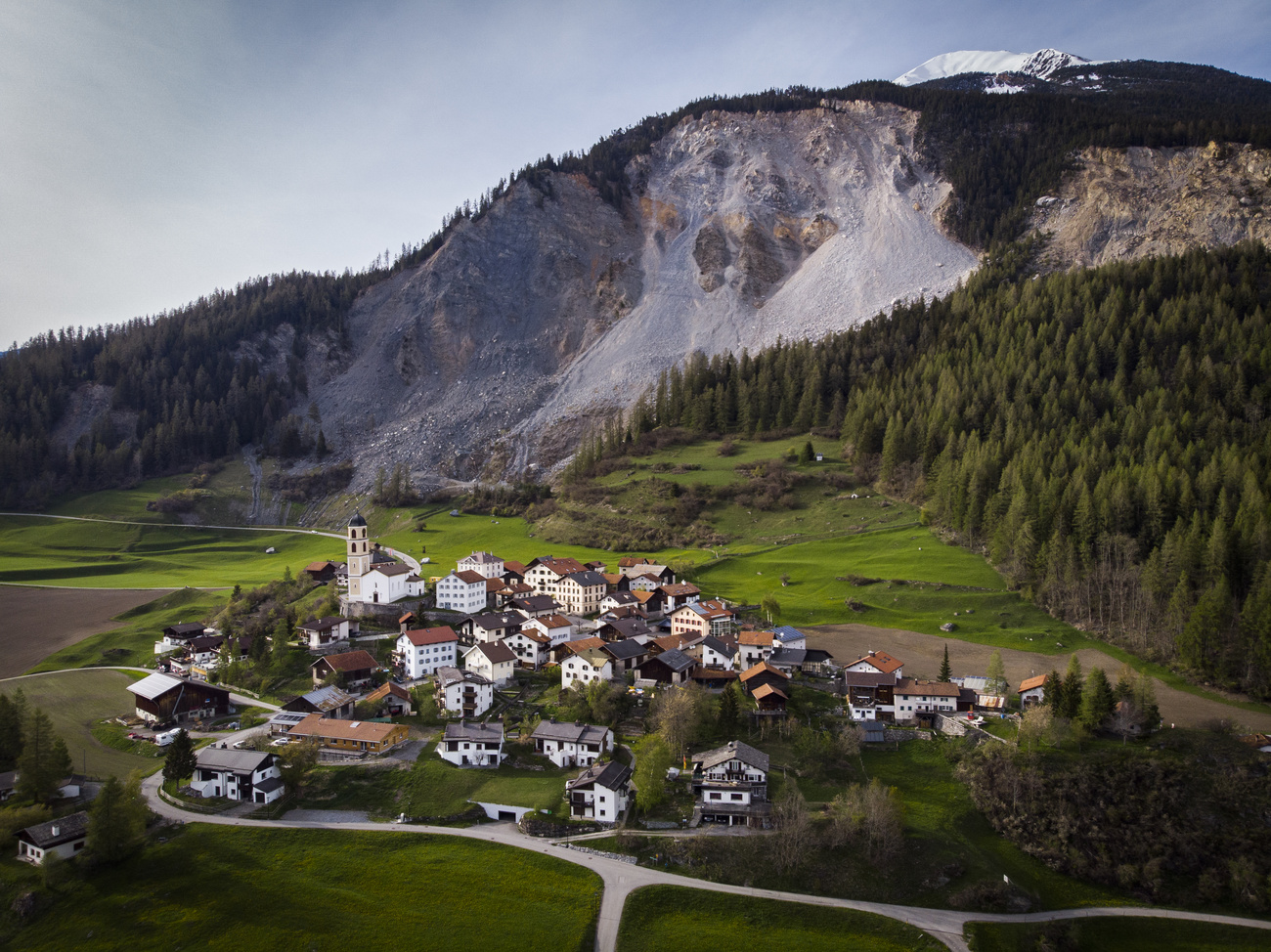 Il villaggio visto dall alto.