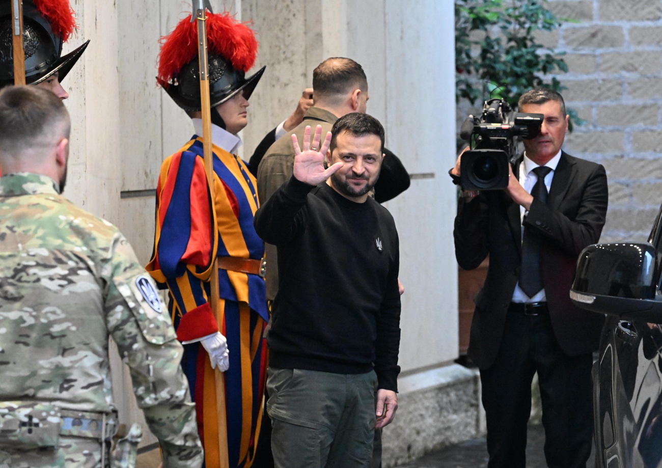 Zelensky oltre Tevere
