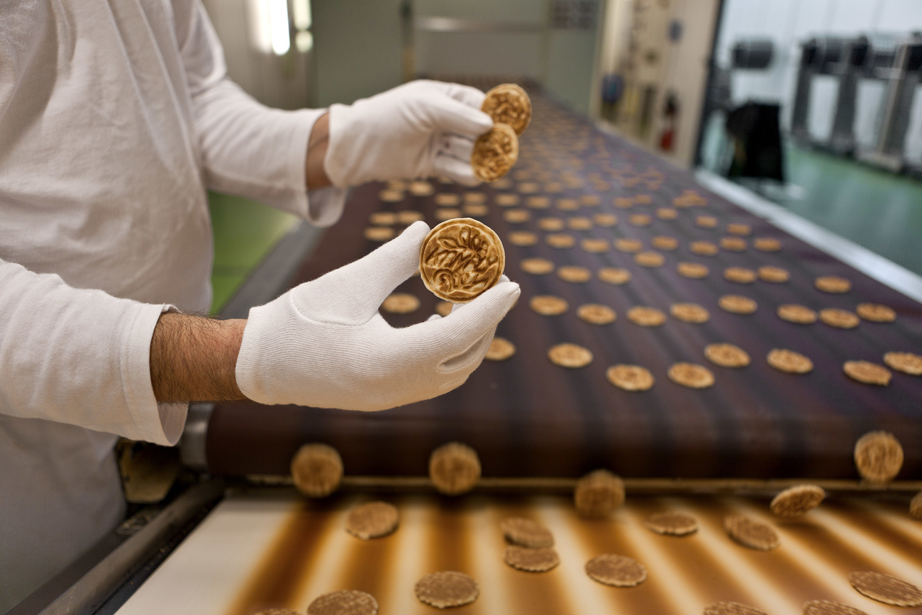 Kambly biscuit production line