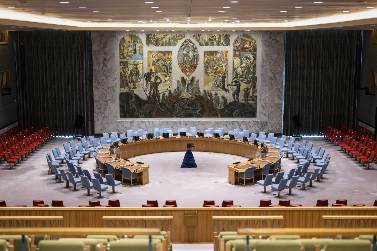 La salle du Conseil de sécurité de l ONU