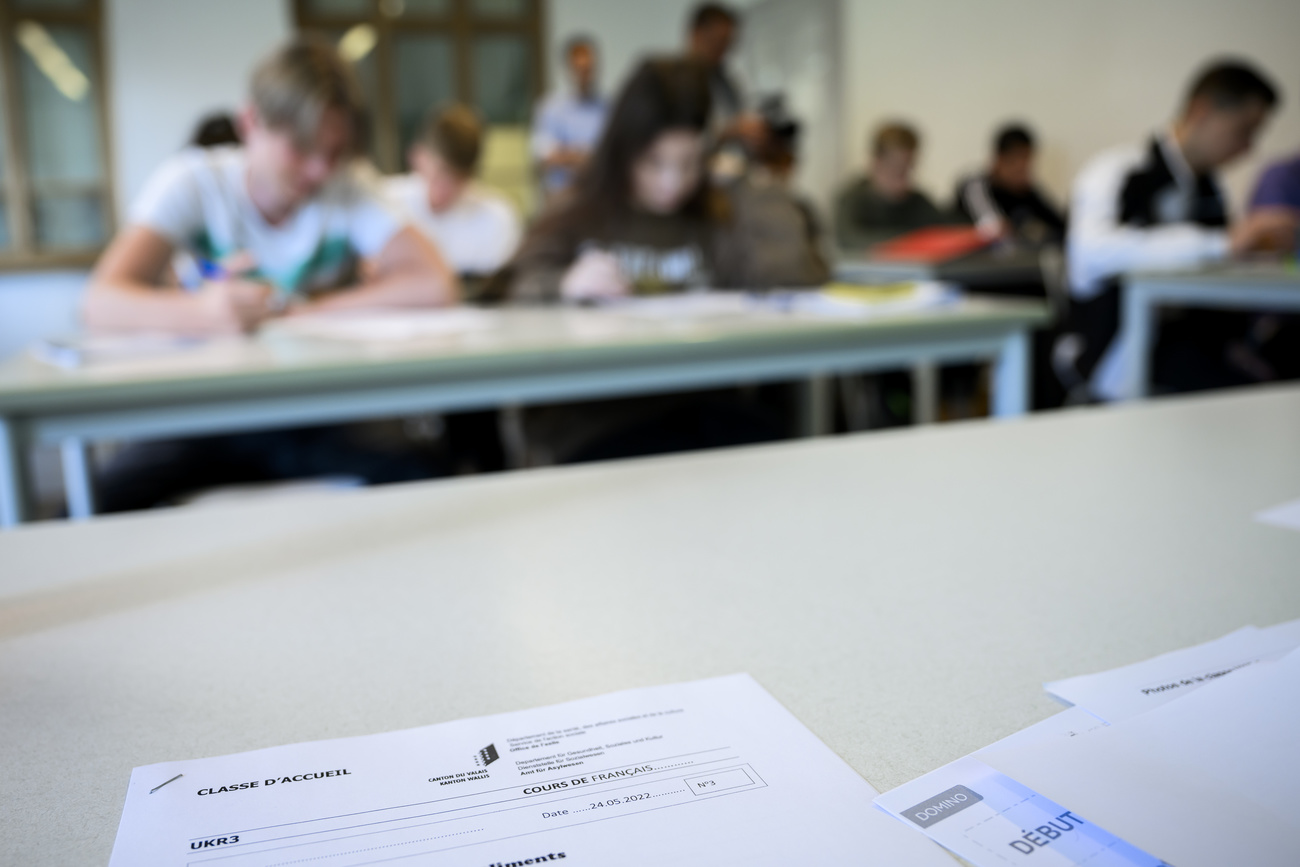 Blick in ein Klassenzimmer