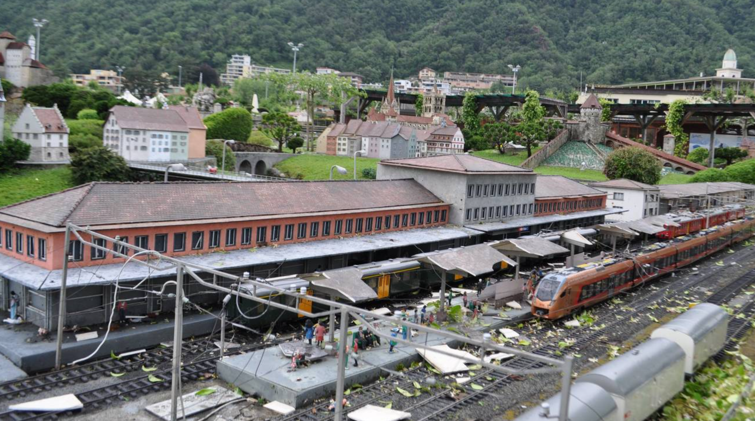 La stazione ferroviaria di Sion