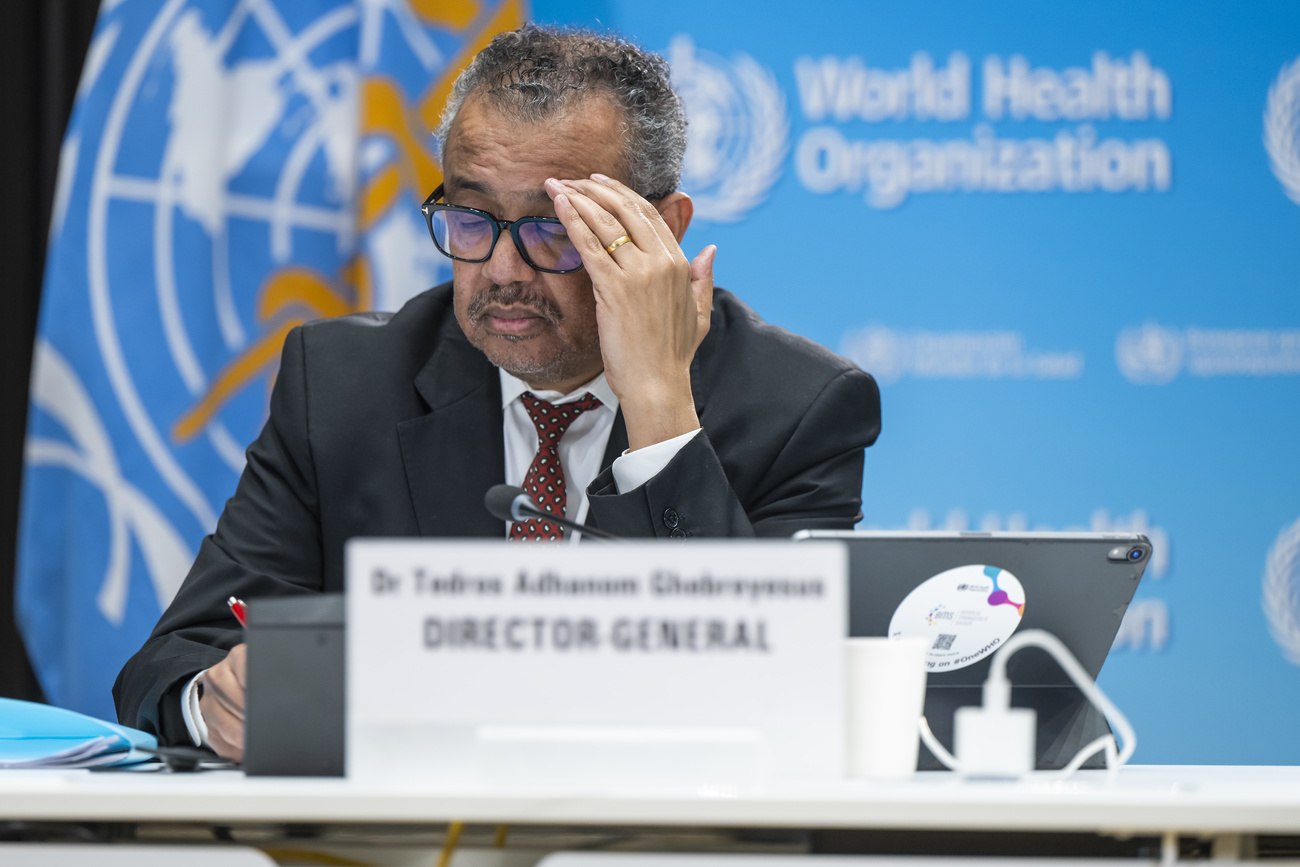 Le Dr Tedros, chef de l OMS