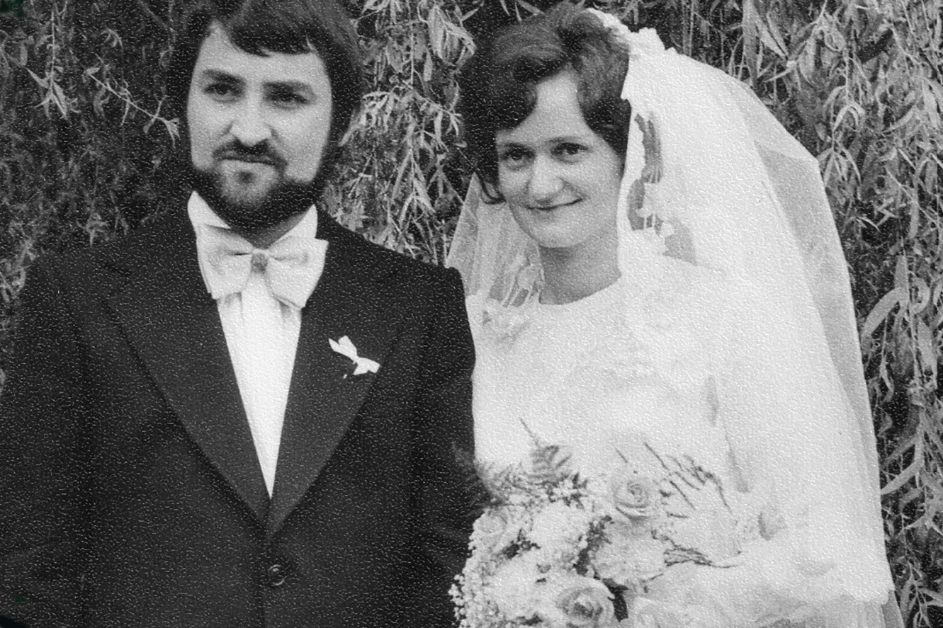 Hochzeitsbild aus dem Jahr 1974