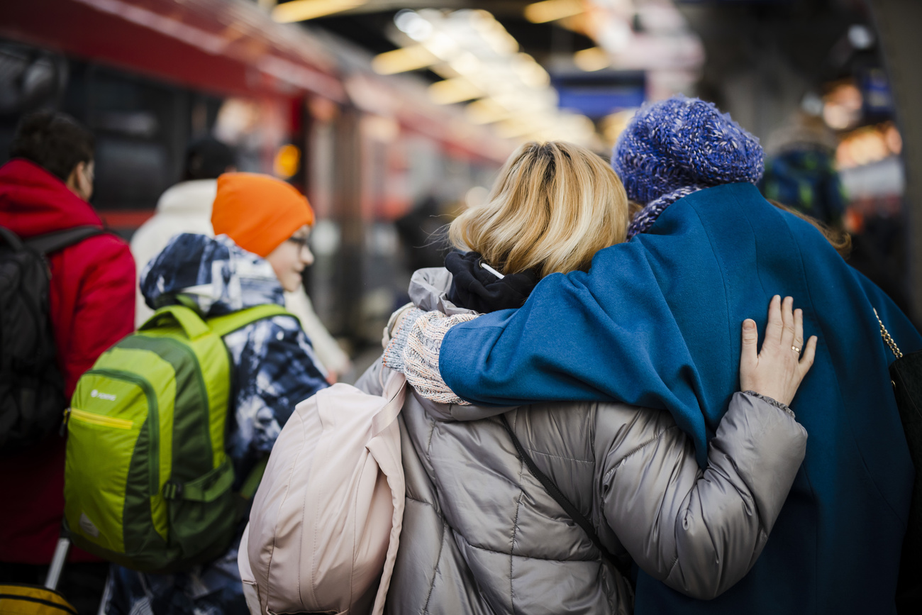 People hugging