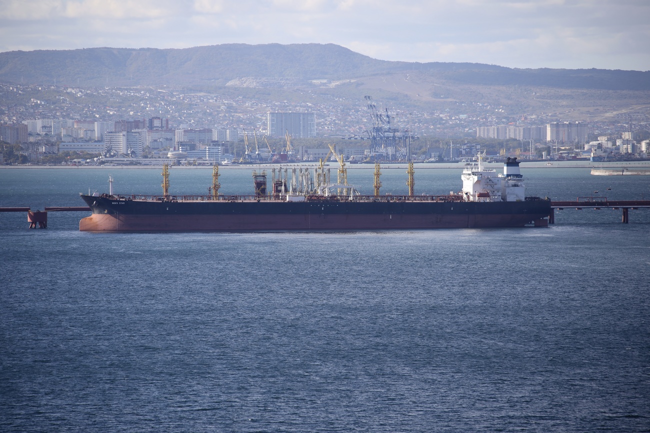 A Russian oil tanker