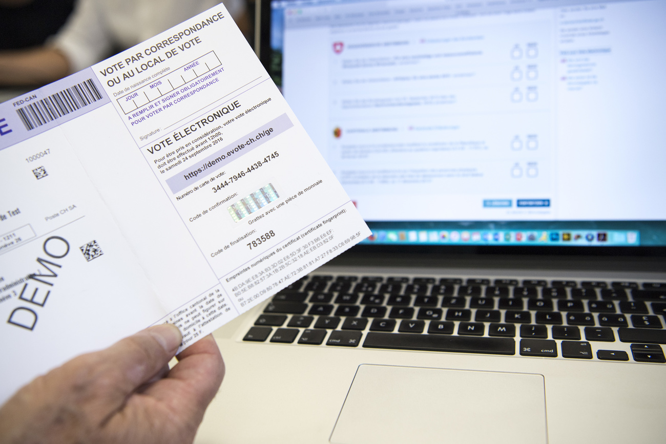Unterlagen für E-Voting