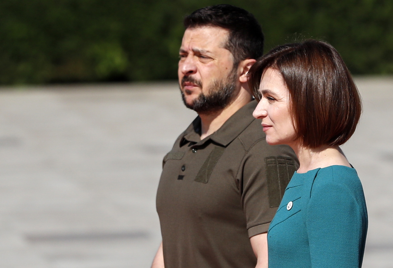 volodomir Zelensky e Maia Sandu