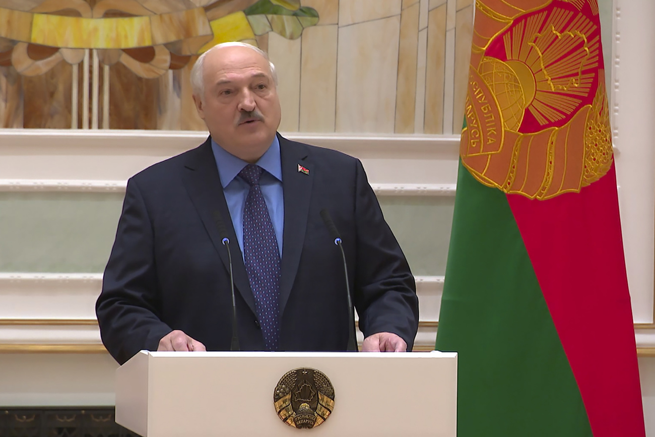 Il presidente bielorusso Lukashenko
