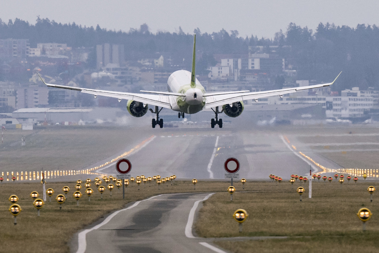 Plane taking off