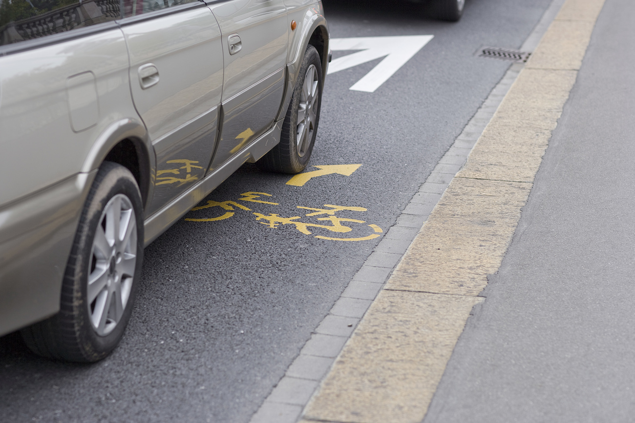 Car on road