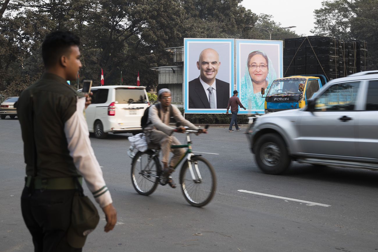 Alain Berset au Bangladesh