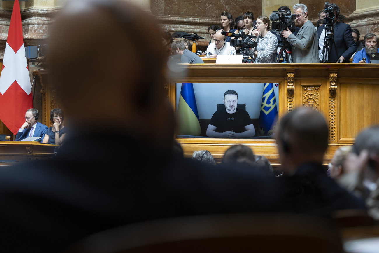 Zelensky en visioconférence