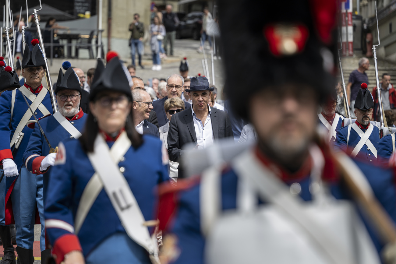 Photo of people walking in uniform