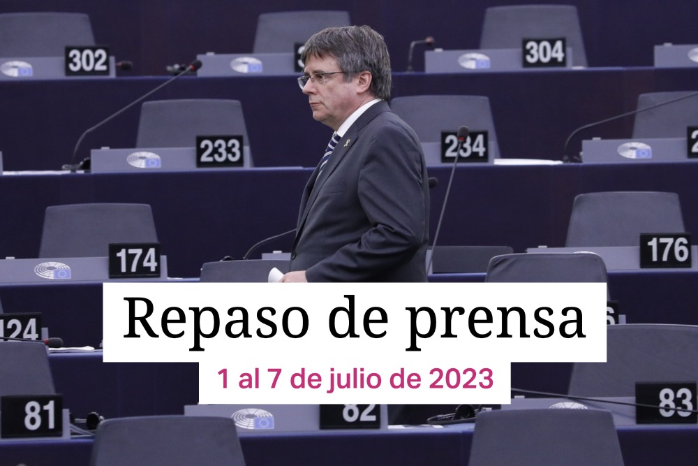 Puigdemont en el Parlamento Europeo © Keystone