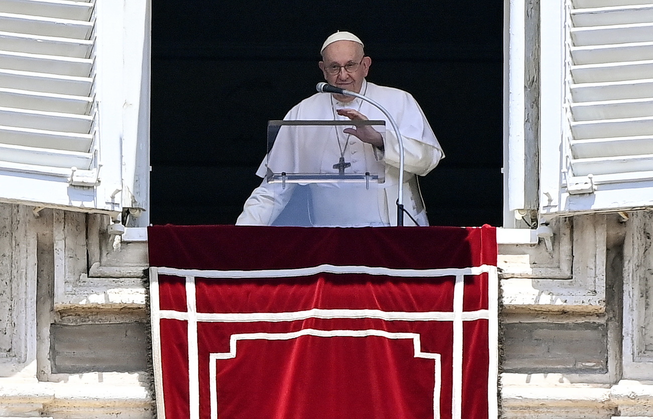 El Papa Francisco en la misa del domingo en el Vaticano