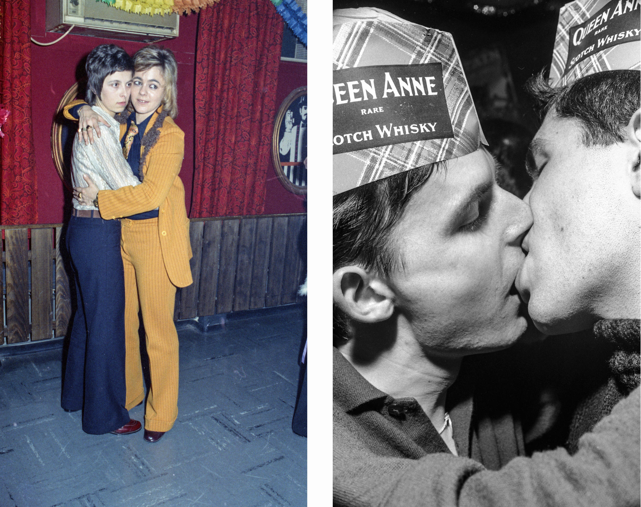 バーフューサー・バー、チューリヒ、1972年撮影(左)、1964年撮影(右)