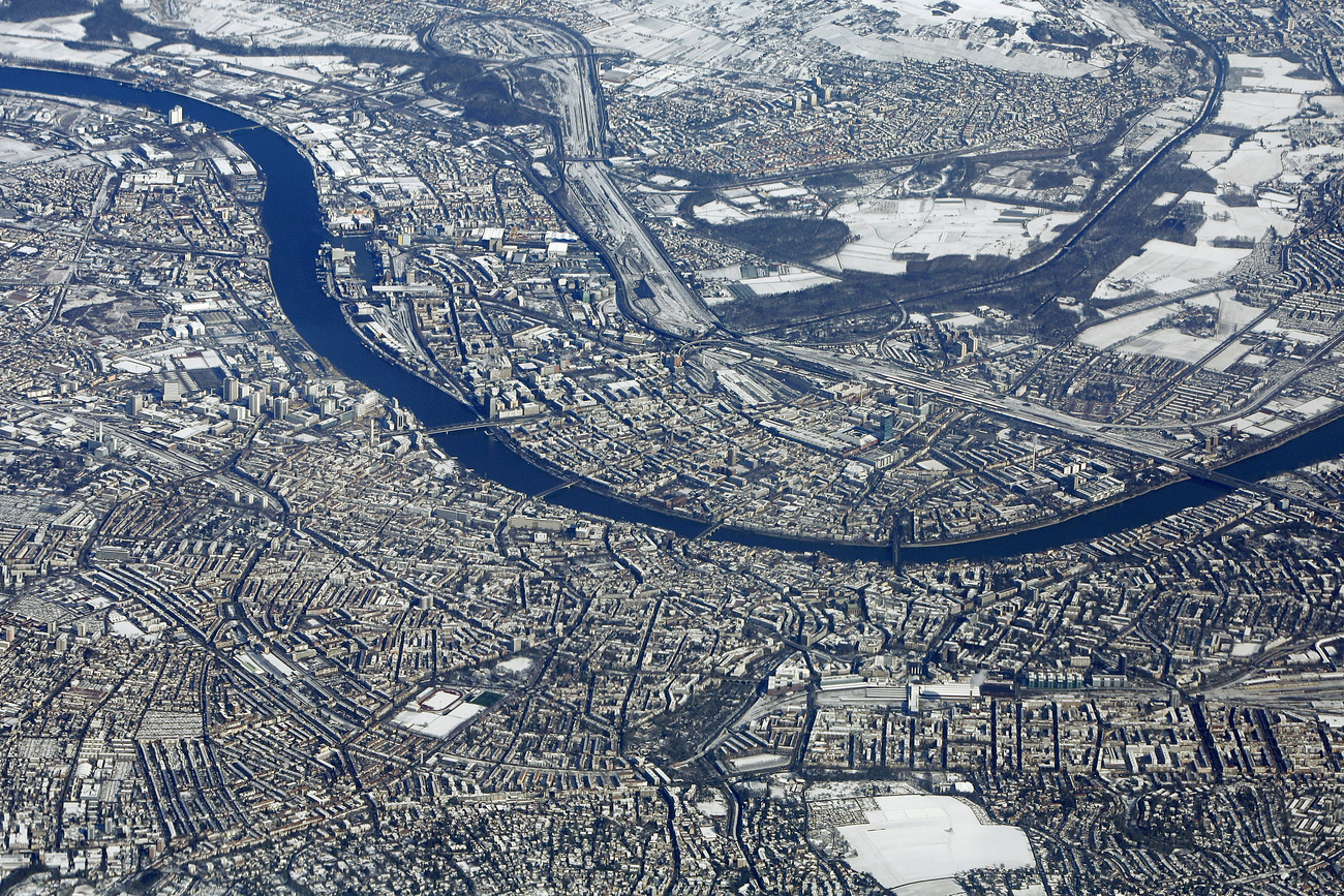 Die Stadt Basel von oben