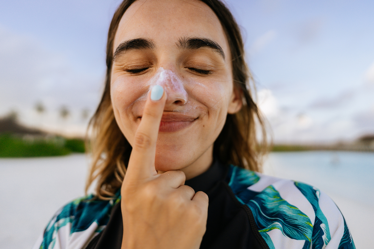 sunscreen is important for beach holidays