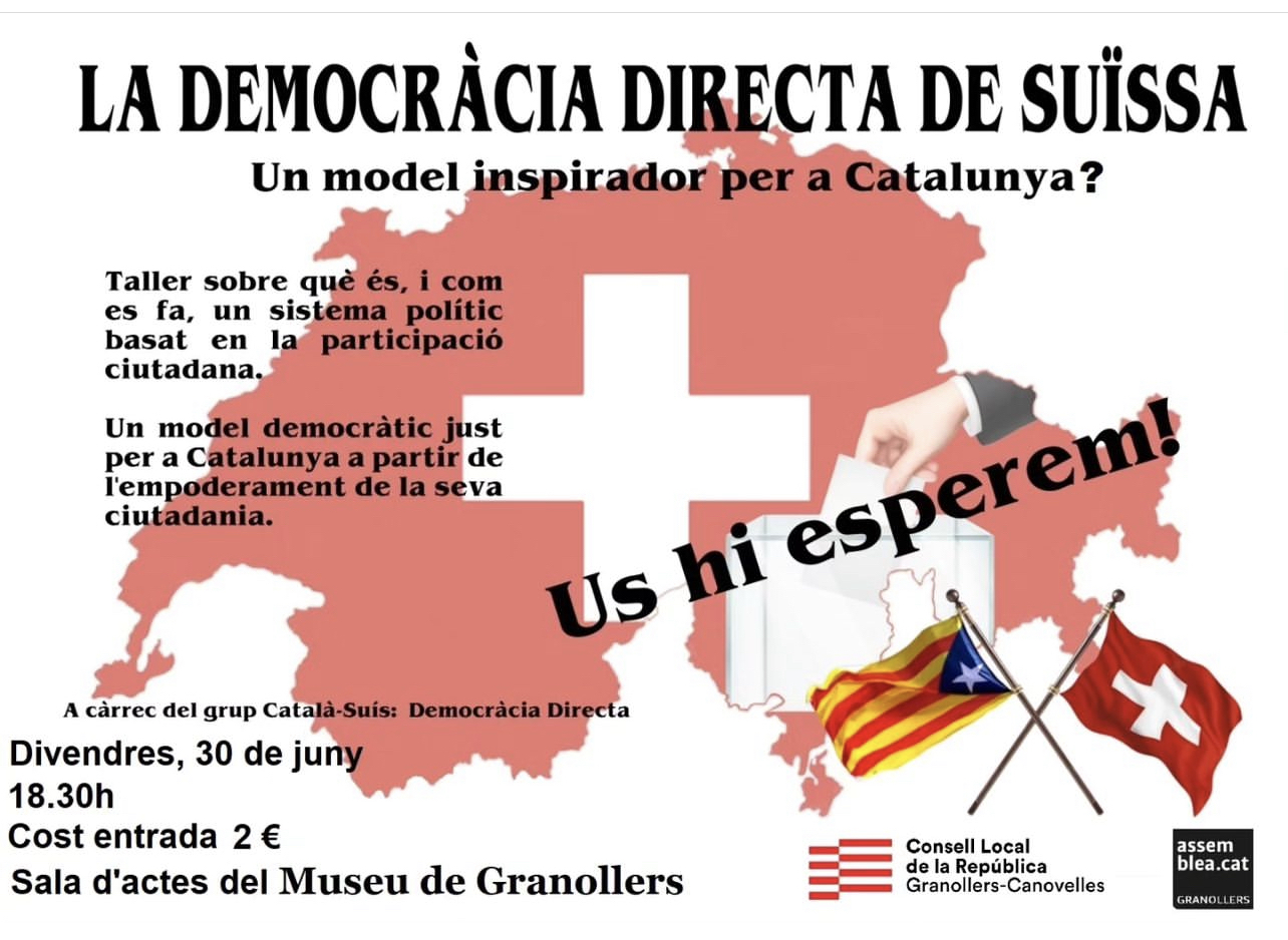 Flyer der Veranstaltung in Granollers