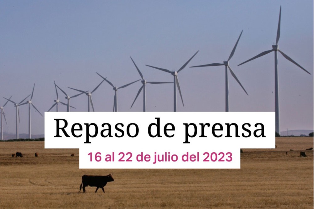 Molinos de viento en España para generar energía eólica.