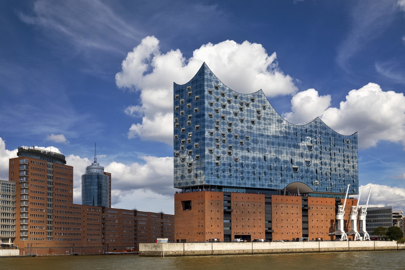 Die Elbphilharmonie in Hamburg, Deutschland