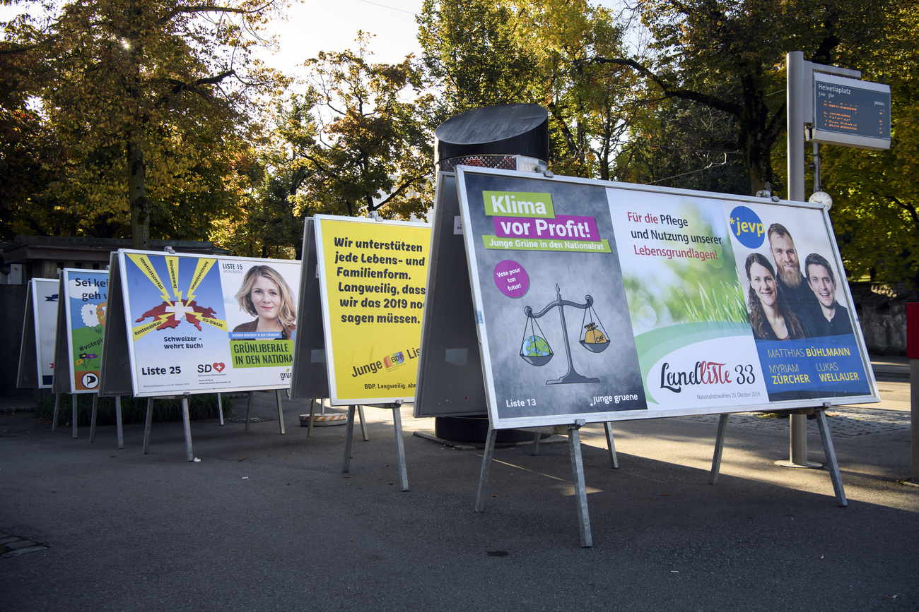 SCHWEIZ WAHLEN 2019 WAHLPLAKATE