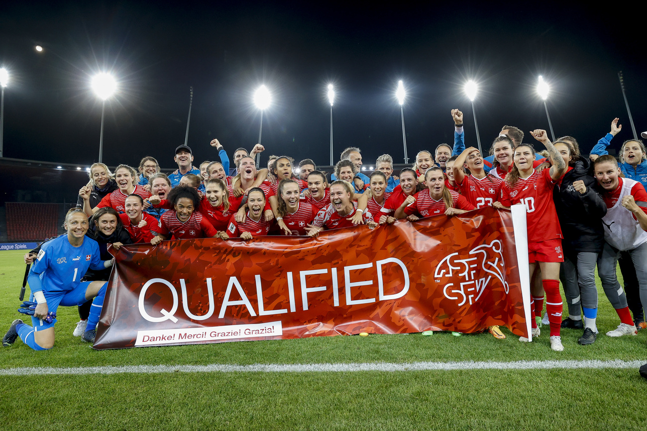 Swiss womens football team qualified for the 2023 world cup
