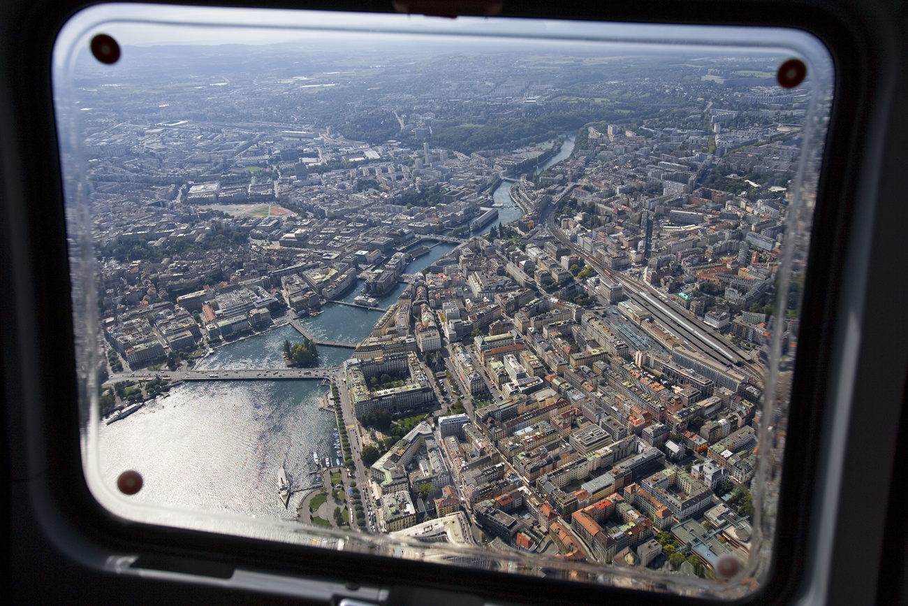 Blick durch ein Fenster