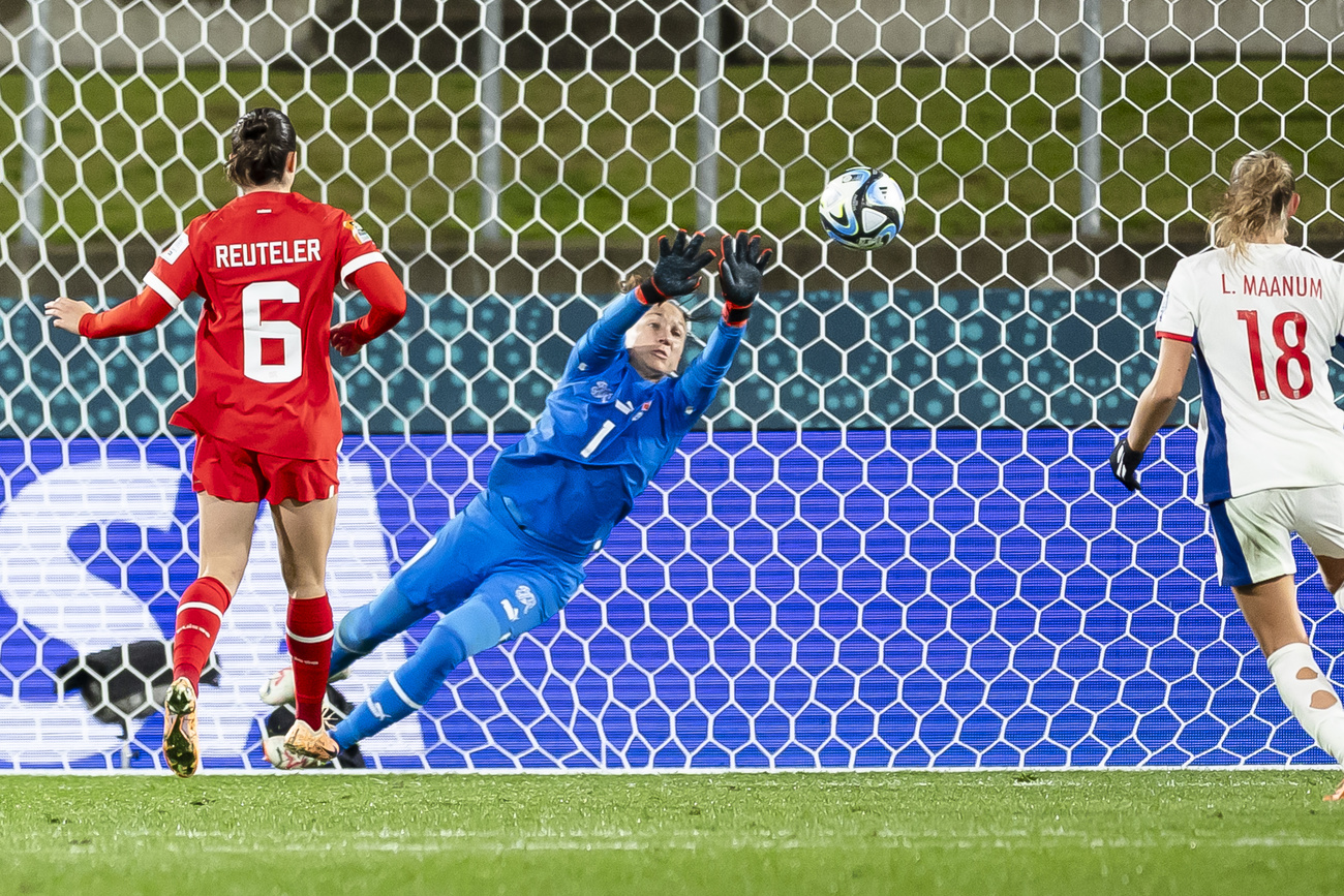Goalie Gaëlle Thalmann hat die Schweizer Fussballerinnen mehrmals gerettet.