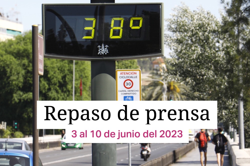 Termómetro en España indica 38 grados