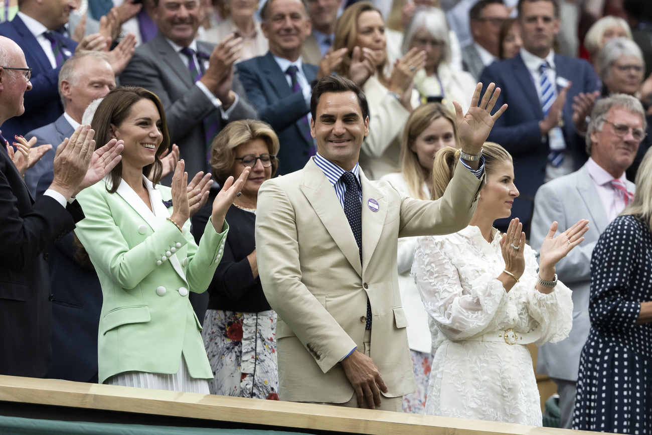 Aplausos para Federer