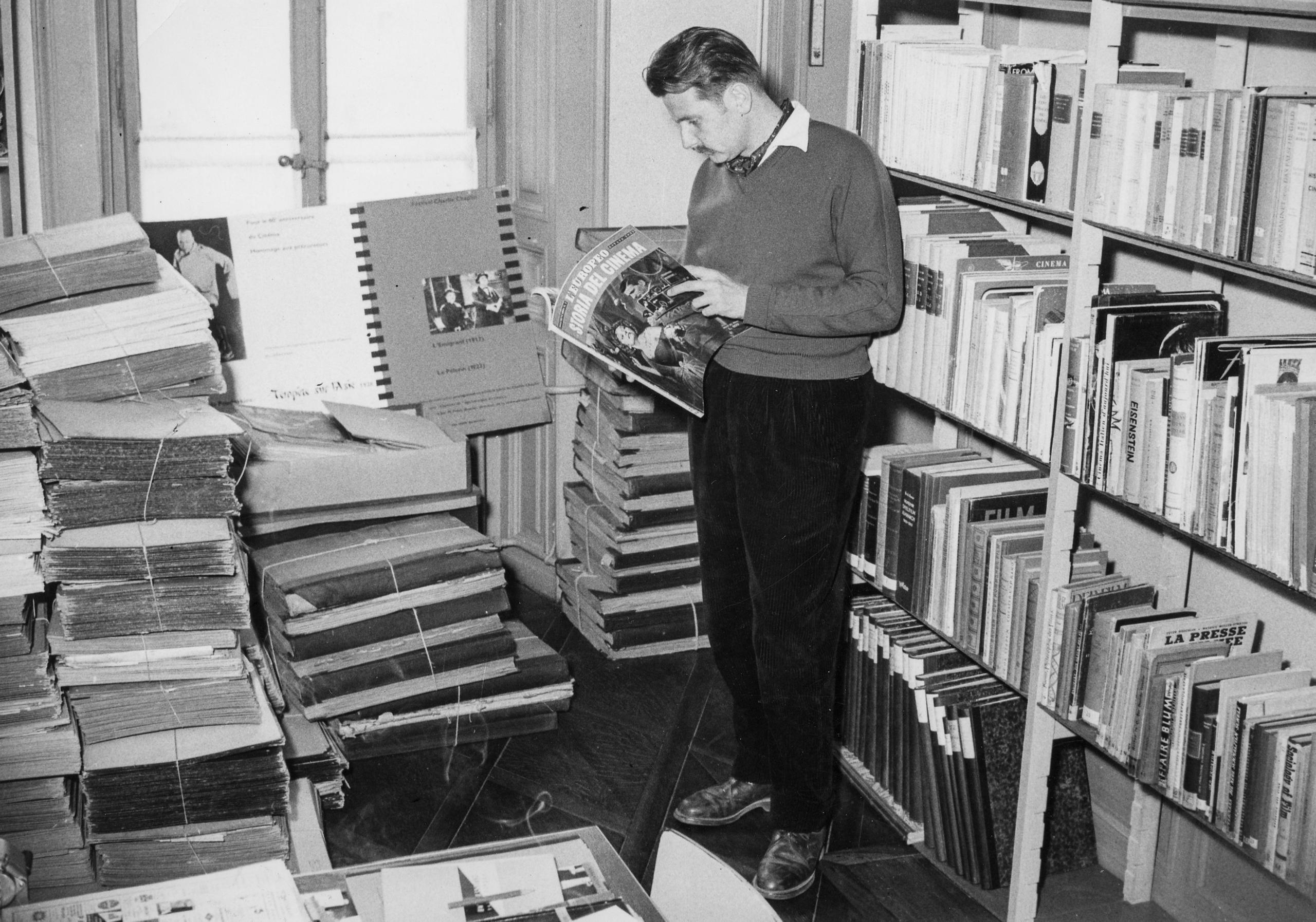 Freddy Buache s office in 1951