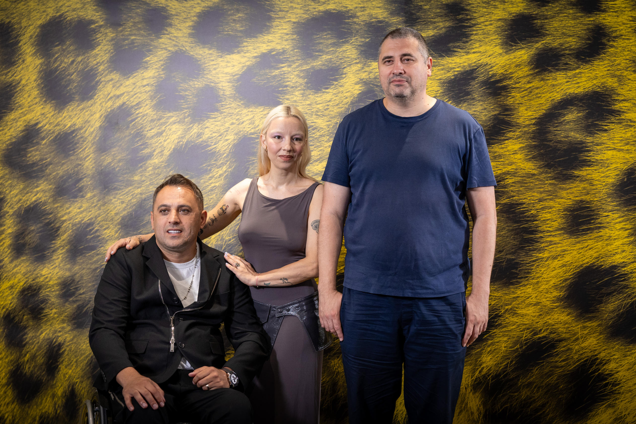 Radu Jude and actors on Locarno s Red Carpet
