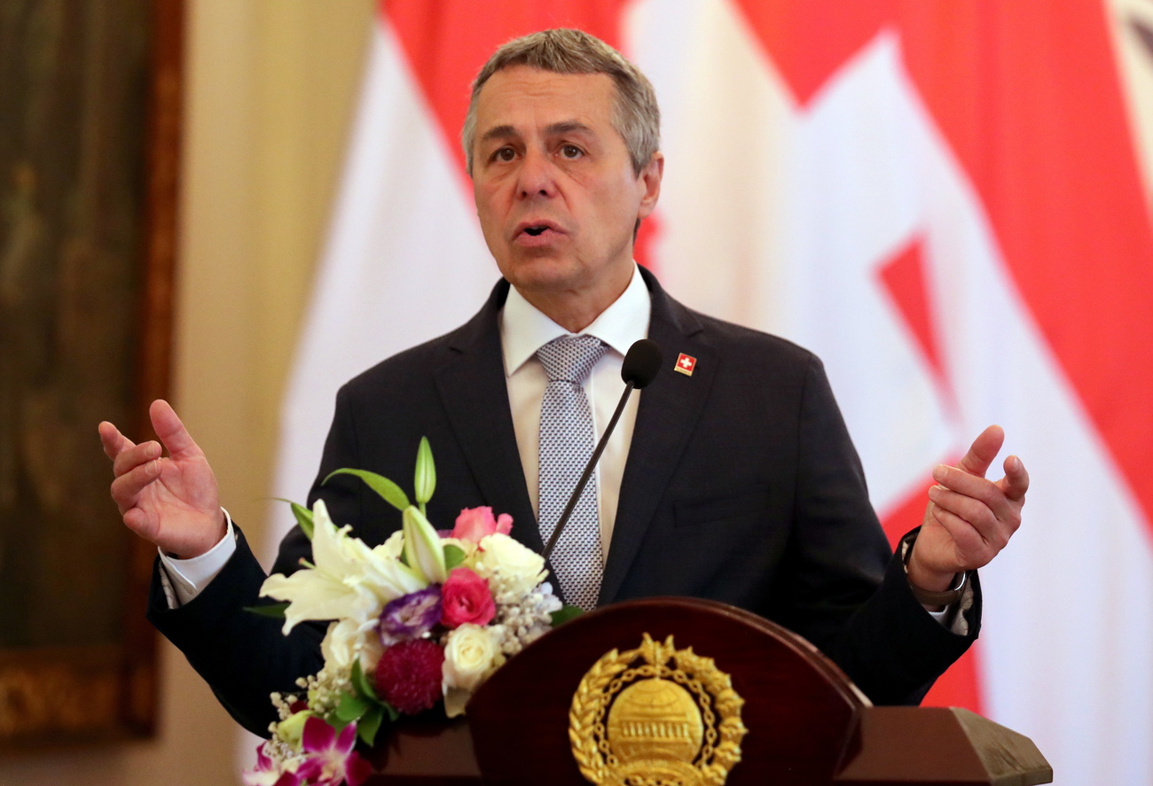 Ignazio Cassis lors de sa tournée