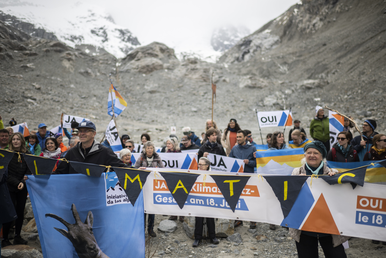 Climate law supporters