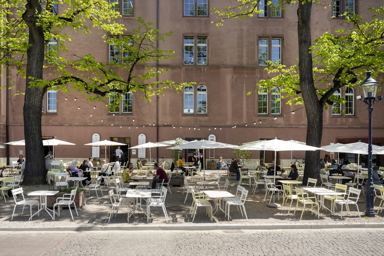 restaurant outdoor area with seating