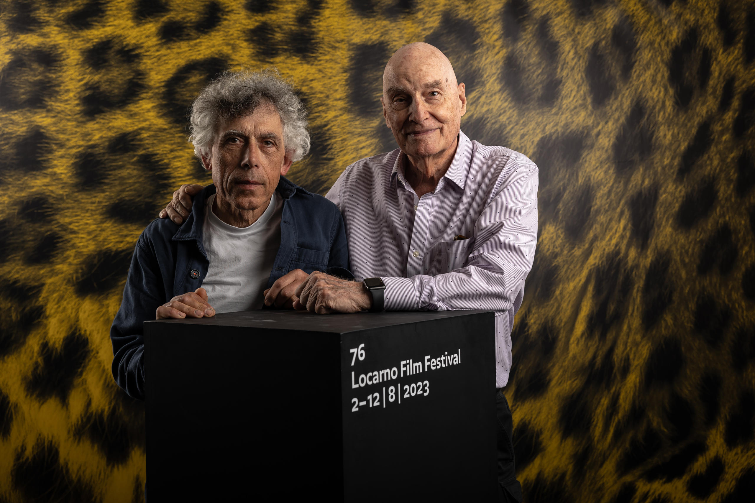 Barbet Schroeder with artits Ricardo Cavallo