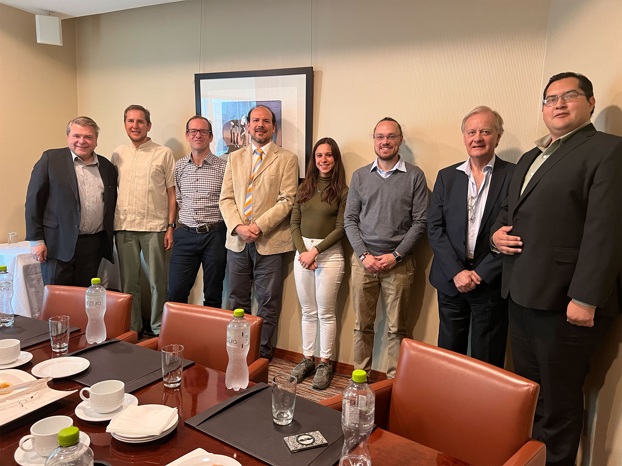 Representantes de la comunidad suiza en México