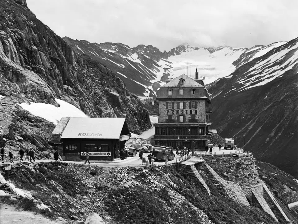 El Hotel Belvedere en 1947.