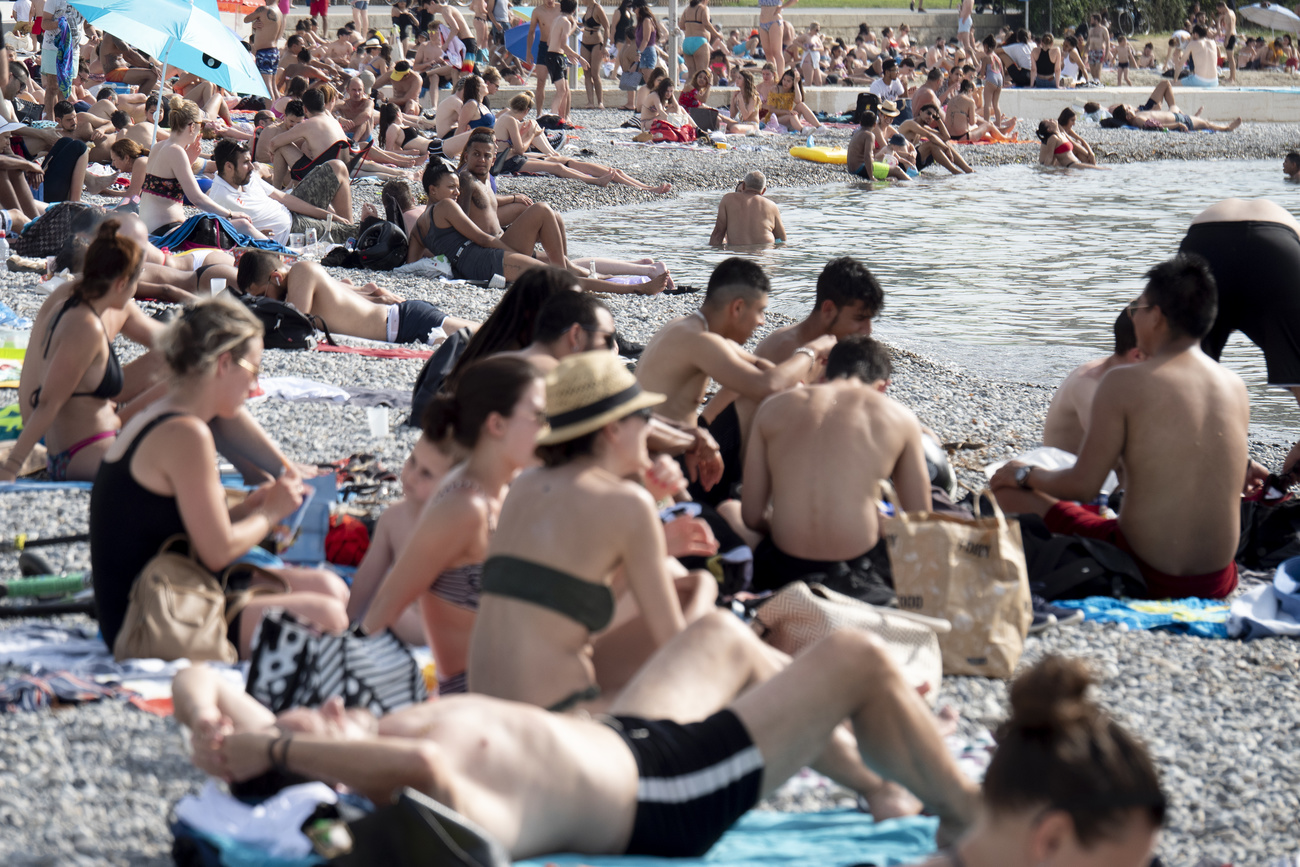 People on a beach