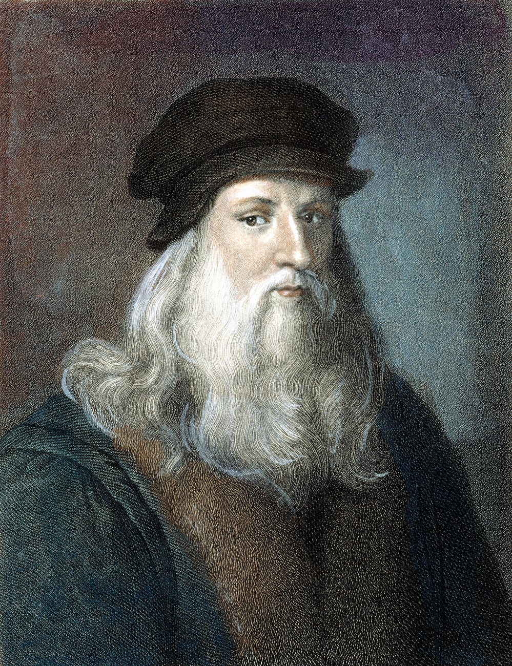 Autoritratto di Leonardo da Vinci.