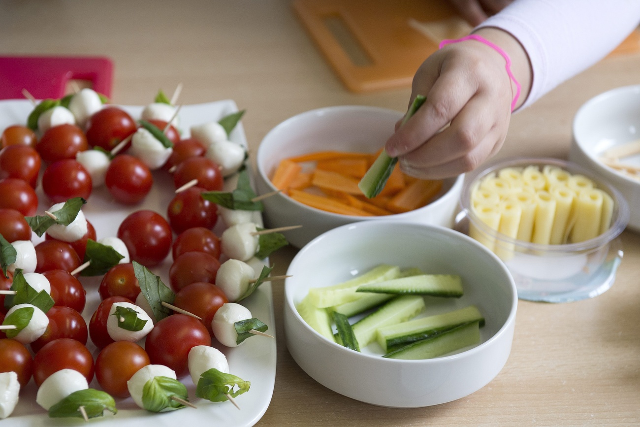 A table of food