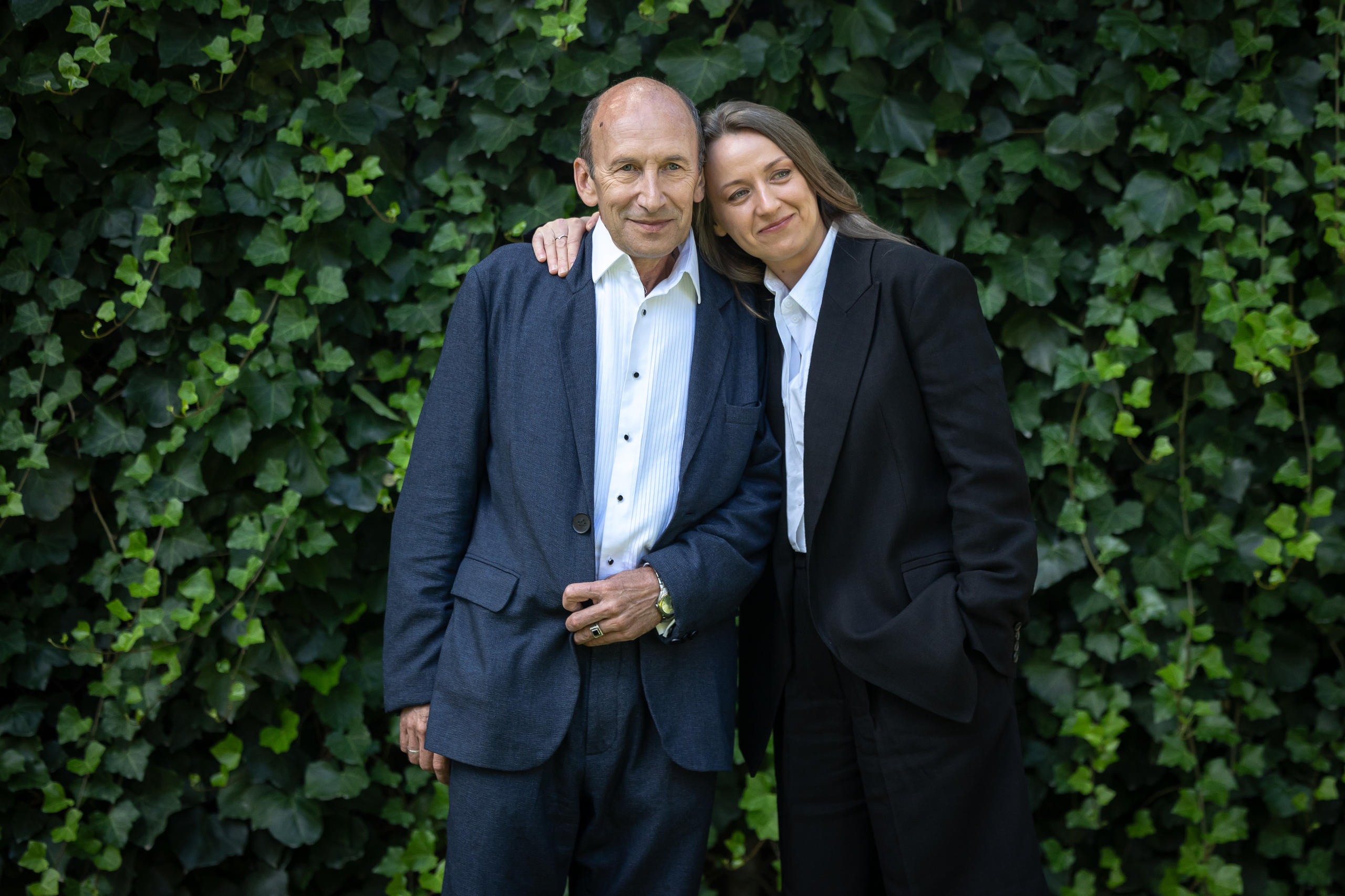 Oleksandr Maksiakov (left) with Maryna Vroda