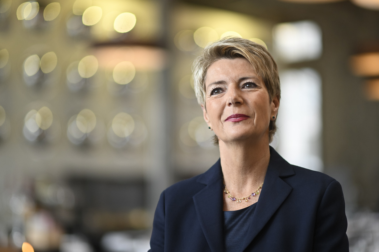 Karin Keller-Sutter, Swiss finance minister.