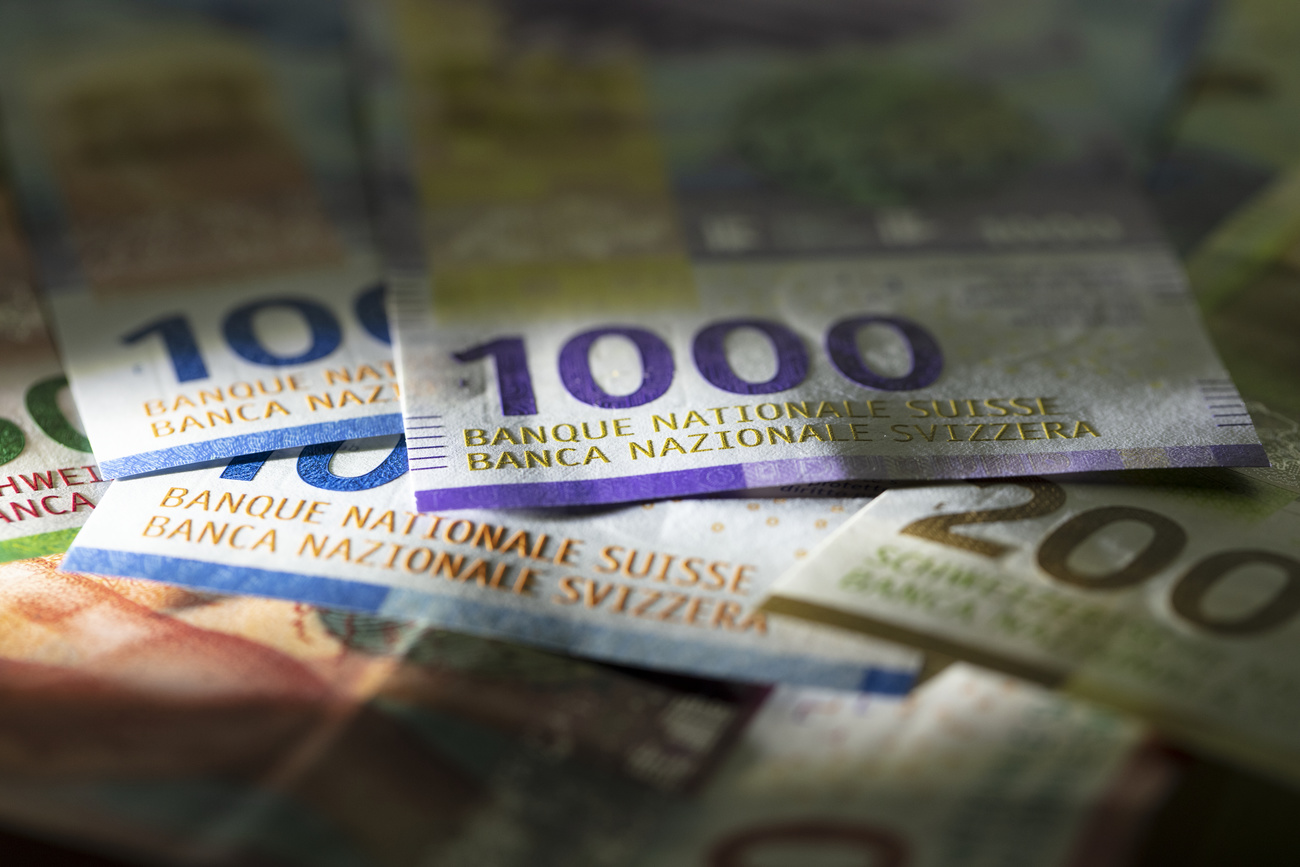Billetes en francos suizos