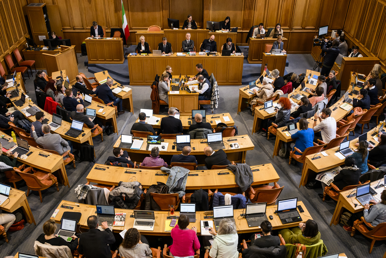 sala di un parlamento
