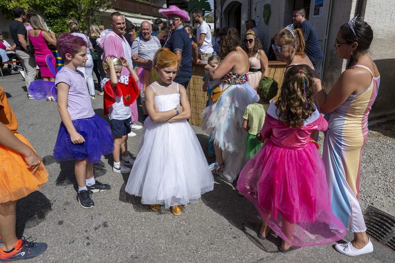 Little girl in dress